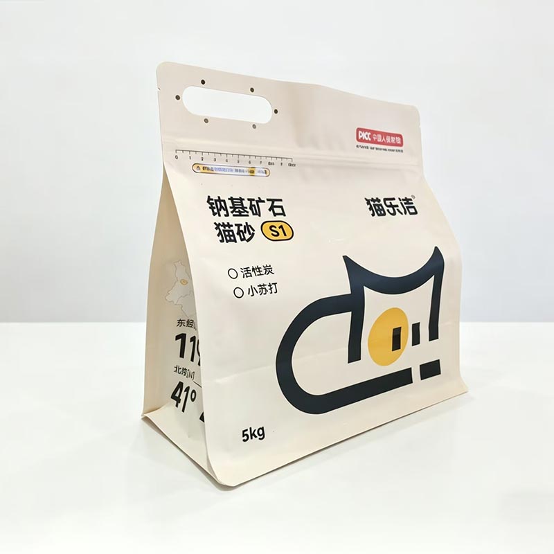Octo Latus Sigillum umor-Probatur Zipper Packaging Bag